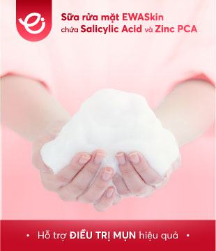 Sữa rửa mặt EWASkin chứa Salicylic Acid và Zinc PCA